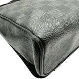 ルイ・ヴィトン LOUIS VUITTON ディストリクトPM N41028 ブラック/グレー ダミエグラフィット/レザー メンズ ショルダーバッグ