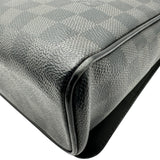ルイ・ヴィトン LOUIS VUITTON ディストリクトPM N41028 ブラック/グレー ダミエグラフィット/レザー メンズ ショルダーバッグ