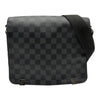 ルイ・ヴィトン LOUIS VUITTON ディストリクトPM N41028 ブラック/グレー ダミエグラフィット/レザー メンズ ショルダーバッグ