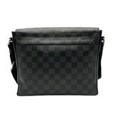 ルイ・ヴィトン LOUIS VUITTON ディストリクトPM N41028 ブラック/グレー ダミエグラフィット/レザー メンズ ショルダーバッグ