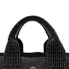 エルメス HERMES エールラインPM グレー ナイロンキャンバス レディース トートバッグ