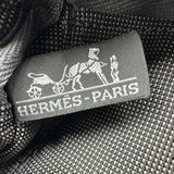エルメス HERMES エールラインPM グレー ナイロンキャンバス レディース トートバッグ