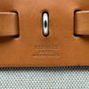 エルメス HERMES エールバッグMM □E刻 エクリュ/ゴールド シルバー金具 トワル/レザー レディース ショルダーバッグ