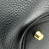 エルメス HERMES ピコタンロックPM Y刻印 ブラック ゴールド金具 トリヨンクレマンス レディース ハンドバッグ