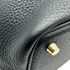 エルメス HERMES ピコタンロックPM Y刻印 ブラック ゴールド金具 トリヨンクレマンス レディース ハンドバッグ