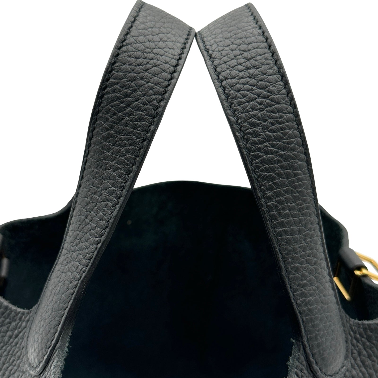 エルメス HERMES ピコタンロックPM Y刻印 ブラック ゴールド金具