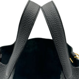 エルメス HERMES ピコタンロックPM Y刻印 ブラック ゴールド金具 トリヨンクレマンス レディース ハンドバッグ