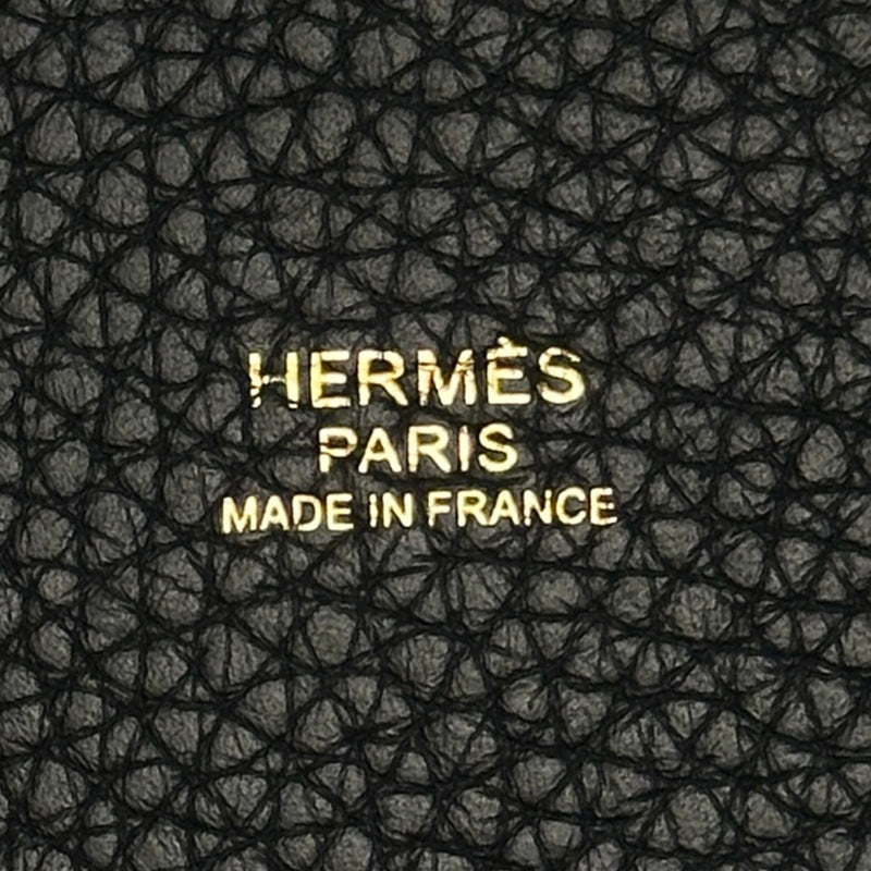 エルメス HERMES ピコタンロックPM Y刻印 ブラック ゴールド金具