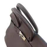 エルメス HERMES バーキン35 □Ｍ刻 ショコラ シルバー金具 トゴ ユニセックス ハンドバッグ