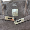エルメス HERMES バーキン35 □Ｍ刻 ショコラ シルバー金具 トゴ ユニセックス ハンドバッグ