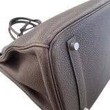 エルメス HERMES バーキン35 □Ｍ刻 ショコラ シルバー金具 トゴ ユニセックス ハンドバッグ