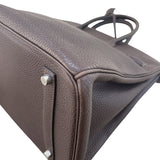 エルメス HERMES バーキン35 □Ｍ刻 ショコラ シルバー金具 トゴ ユニセックス ハンドバッグ