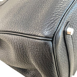 エルメス HERMES バーキン35 □L刻 ブラック シルバー金具 トリヨン ユニセックス ハンドバッグ