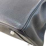 エルメス HERMES バーキン35 □L刻 ブラック シルバー金具 トリヨン ユニセックス ハンドバッグ