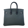 エルメス HERMES バーキン25 K刻 ヴェールマングローブ ヴェールアマンド ブラック シルバー金具 エプソン レディース ハンドバッグ