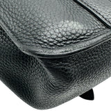 エルメス HERMES スティーブブザス35 X刻印 ブラック シルバー金具 トリヨンクレマンス メンズ ショルダーバッグ