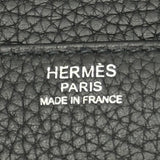 エルメス HERMES スティーブブザス35 X刻印 ブラック シルバー金具 トリヨンクレマンス メンズ ショルダーバッグ