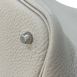 エルメス HERMES ピコタンロックMM W刻 べトン シルバー金具 トリヨン レディース ハンドバッグ