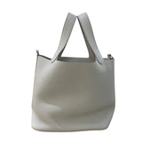 エルメス HERMES ピコタンロックMM W刻 べトン シルバー金具 トリヨン レディース ハンドバッグ