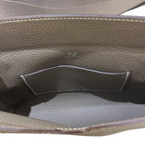 エルメス HERMES ヴィドポッシュ B刻 エトゥープ シルバー金具 トゴ ユニセックス ショルダーバッグ