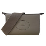 エルメス HERMES ヴィドポッシュ B刻 エトゥープ シルバー金具 トゴ ユニセックス ショルダーバッグ