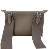 エルメス HERMES ヴィドポッシュ B刻 エトゥープ シルバー金具 トゴ ユニセックス ショルダーバッグ
