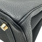 エルメス HERMES バーキン25 C刻印 ブラック ゴールド金具 トゴ レディース ハンドバッグ