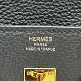 エルメス HERMES バーキン25 C刻印 ブラック ゴールド金具 トゴ レディース ハンドバッグ