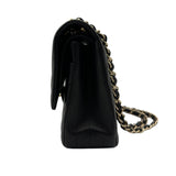 シャネル CHANEL マトラッセ25 Vステッチ A01112 31番台 ブラック ゴールド金具 キャビアスキン レディース ショルダーバッグ