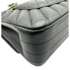 シャネル CHANEL マトラッセ25 Vステッチ A01112 31番台 ブラック ゴールド金具 キャビアスキン レディース ショルダーバッグ