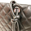 シャネル CHANEL カンボンライントート　ラージ A25169 ブラック・ホワイト ラム レディース トートバッグ