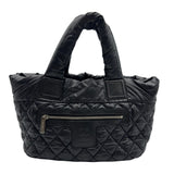 シャネル CHANEL コココクーン トートPM A48610 ブラック ナイロン レディース ハンドバッグ