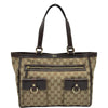 グッチ GUCCI GGキャンバス アビートートバッグ 146247 ブラウン GGキャンバス レディース トートバッグ