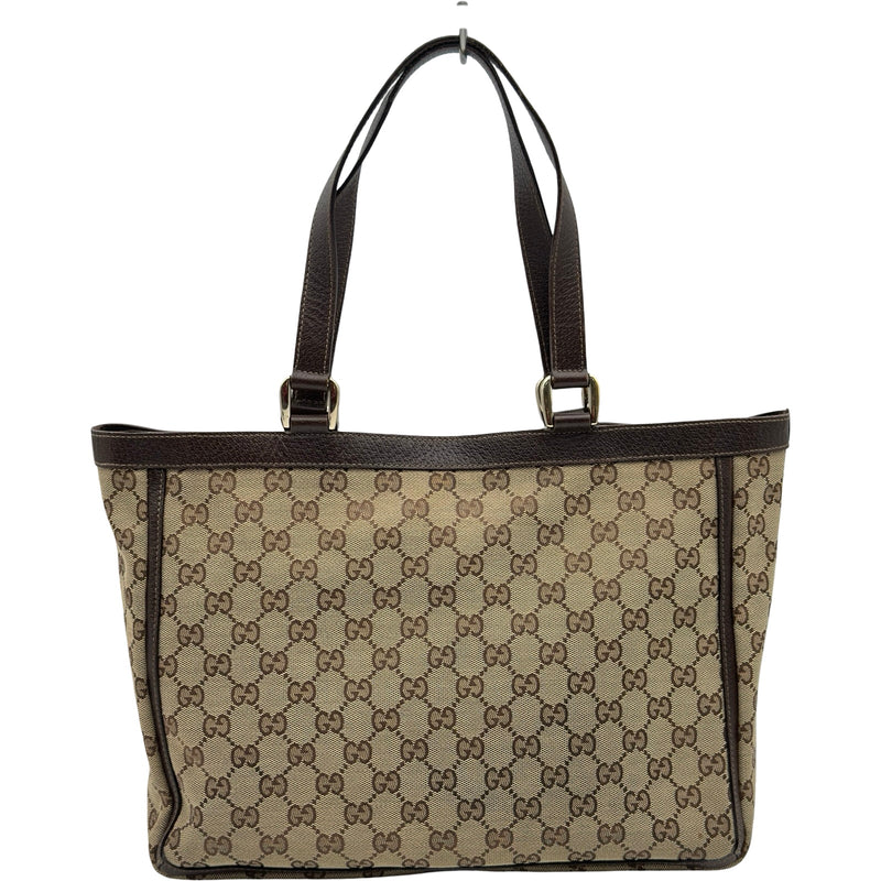 GUCCI GGキャンバス トートバッグ アビー　ブラウン グッチ GUCCI GGキャンバス アビートートバッグ 146247 ブラウン GG