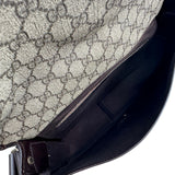 グッチ GUCCI GGプラス シェリーラインメッセンジャーバッグ 211130 ブラウン コーティングキャンバス/レザー レディース メッセンジャーバッグ