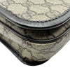 グッチ GUCCI GGプラス シェリーラインメッセンジャーバッグ 211130 ブラウン コーティングキャンバス/レザー レディース メッセンジャーバッグ