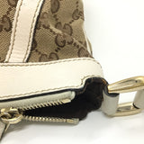 グッチ GUCCI GGキャンバス アビーショルダーバッグ 203257 ホワイト/ベージュ GGキャンバス/レザー レディース ショルダーバッグ