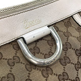 グッチ GUCCI GGキャンバス アビーショルダーバッグ 203257 ホワイト/ベージュ GGキャンバス/レザー レディース ショルダーバッグ