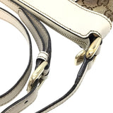 グッチ GUCCI GGキャンバス アビーショルダーバッグ 203257 ホワイト/ベージュ GGキャンバス/レザー レディース ショルダーバッグ
