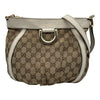 グッチ GUCCI GGキャンバス アビーショルダーバッグ 203257 ホワイト/ベージュ GGキャンバス/レザー レディース ショルダーバッグ