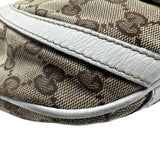 グッチ GUCCI GGキャンバス アビーショルダーバッグ 203257 ホワイト/ベージュ GGキャンバス/レザー レディース ショルダーバッグ