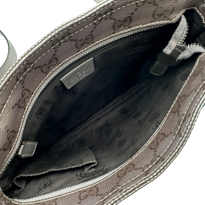 美品■GUCCI インプリメ メッセンジャーバッグ GG メタリック ショルダー グッチ GUCCI GGインプリメ ショルダーバック 201538 メタリック