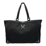 グッチ GUCCI GGナイロン アビートートバッグ 293580 ブラック GGナイロン/レザー レディース トートバッグ