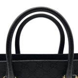 グッチ GUCCI GGキャンバス ハンドバッグ 120895 ブラック GGキャンバス/レザー レディース ハンドバッグ