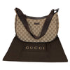 グッチ GUCCI GGキャンパスショルダーバック ブラウン GGキャンバス ユニセックス ショルダーバッグ