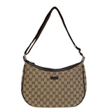 グッチ GUCCI GGキャンパスショルダーバック ブラウン GGキャンバス ユニセックス ショルダーバッグ