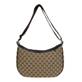 グッチ GUCCI GGキャンパスショルダーバック ブラウン GGキャンバス ユニセックス ショルダーバッグ