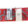 エルメス HERMES ツイリー GALONS ET BRANDEBOURG レッド シルク レディース スカーフ