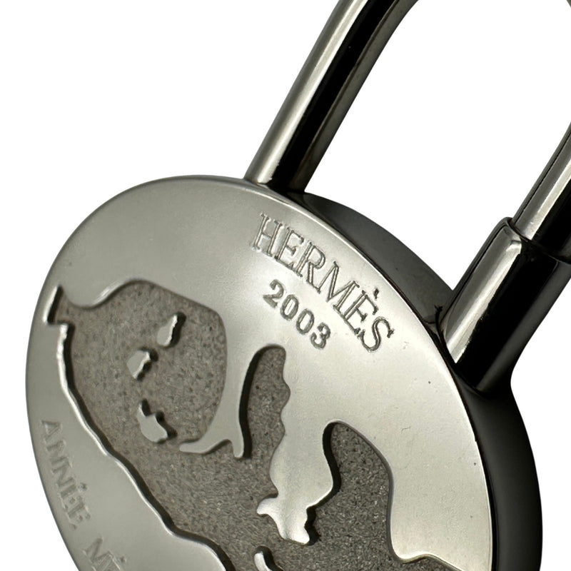 HERMES 2003地中海カデナシルバーチャーム エルメス HERMES 地中海 カデナ シルバー メタル レディース カデナ
