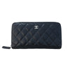 シャネル CHANEL マトラッセ ロングジップウォレット AP0242 ブラック/シルバー金具 キャビアスキン レディース 長財布
